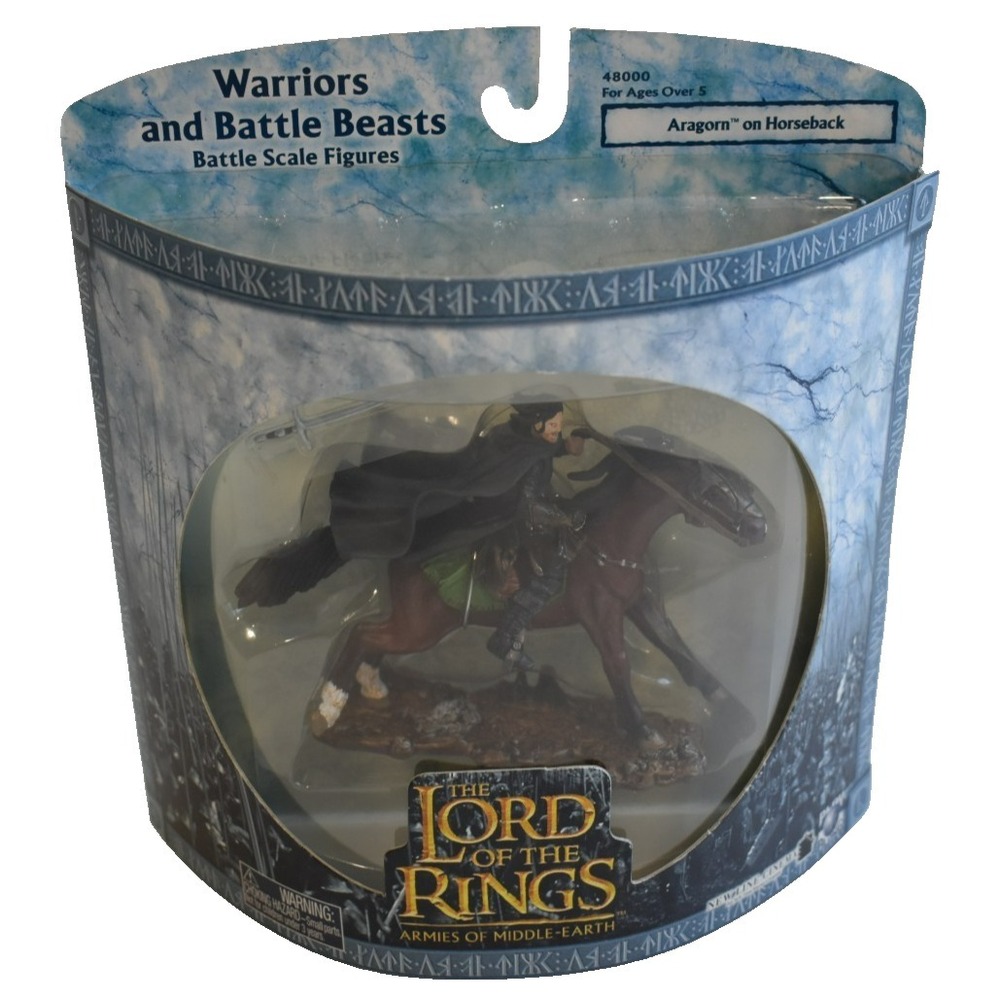 The Lord of the Rings Aragorn On Horseback Armies Of Middle-Earth 2003 New